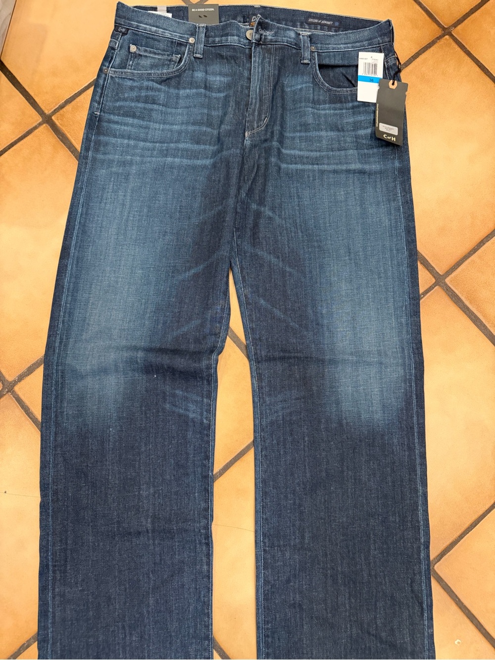 Citizens Of Humanity Indigo Straight-Leg Jeans